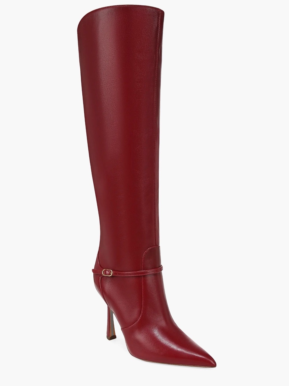 Sam Edelman Knee-High Red Wide Calf Boot